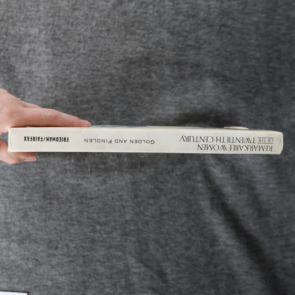 Vintage Remarkable Women 20th Century Golden Findlen White HC 1998 UK Biography